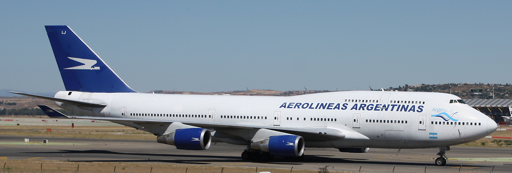 Boeing 747-400 Aerolineas Argentinas LV-ALJ, 27/08/11, MAD
